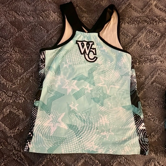 World Cup practice wear tank and shorts youth large sports bra is adult xs - Picture 12 of 14